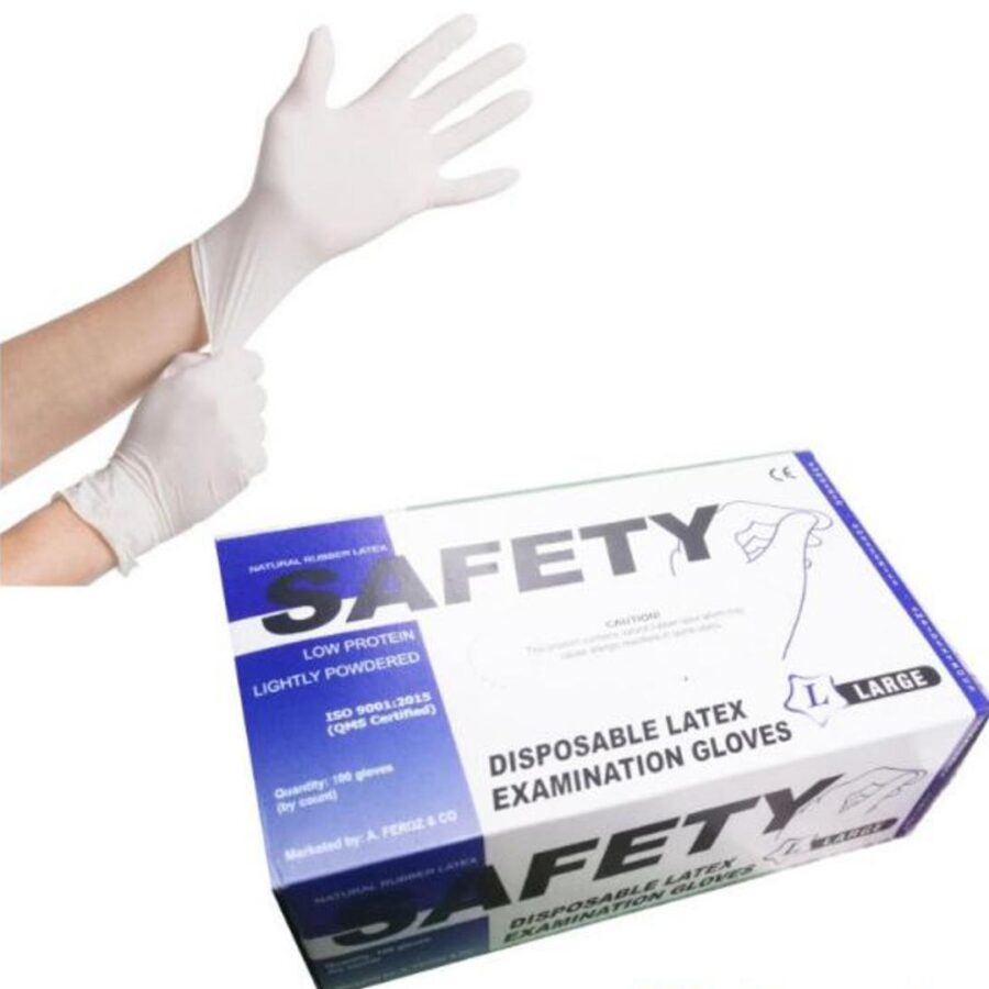 Safety Examination Latex Gloves